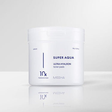 Missha Super Aqua Ultra Hyalon Toner Pad 90P - CUTIPOP