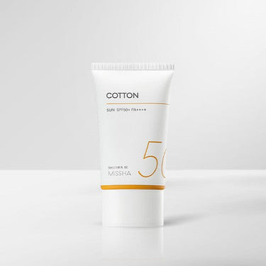 Missha All Around Safe Block Cotton Sun Cream SPF50+/PA +++ 50ml - CUTIPOP