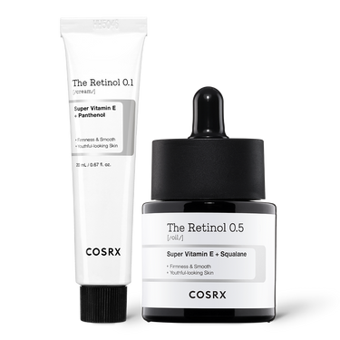 COSRX The Retinol Cream+Oil Duo Set - CUTIPOP