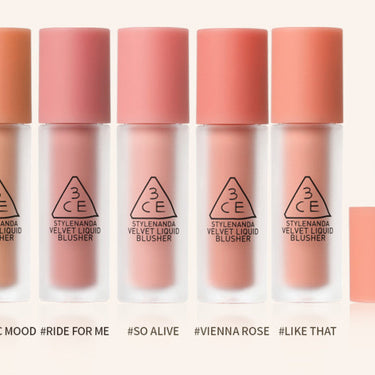 3CE Velvet Liquid Blusher 3.4g