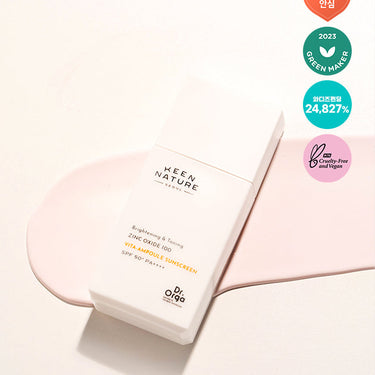 Dr.Orga Zinc Oxide 100 Vita Ampoule Primer Sun screen SPF50+ PA++++ 35ml - CUTIPOP