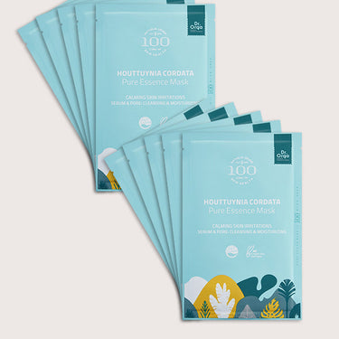 Dr.Orga 100 Houttuynia Cordata Pure Essence Mask 25g*10P - CUTIPOP