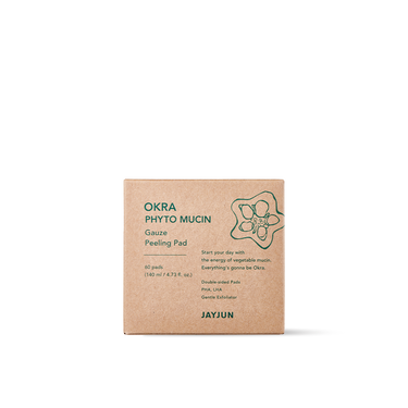 JAYJUN OKRA Phyto Mucin Gauze Peeling Pad 60P - CUTIPOP