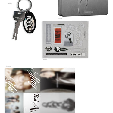 LE SSERAFIM - 5th Mini Album 'HOT' [TIN CASE ver.]
