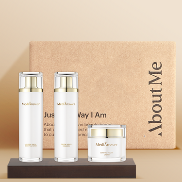 MediAnswer Crystal Youth Skincare Set (Toner+Emulsion+Cream)
