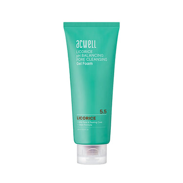 Giverny ACWELL licorice pH balancing pore cleansing gel foam 160ml - CUTIPOP