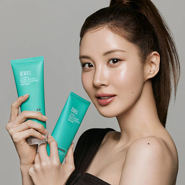 Giverny ACWELL licorice pH balancing pore cleansing gel foam 160ml - CUTIPOP