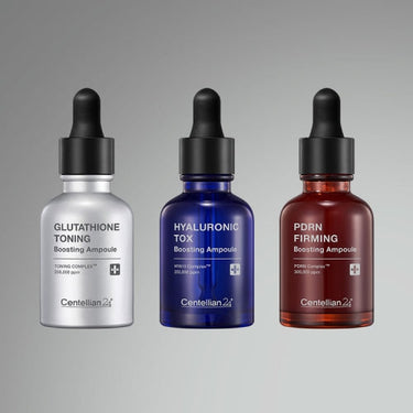 Centellian24 boosting ampoules 3 Set (Glutathione, Hyaluronic, PDRN) - CUTIPOP