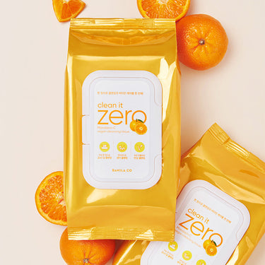 BANILA CO Clean It Zero mandarin C Vegan Cleansing Tissue 80 sheets - CUTIPOP