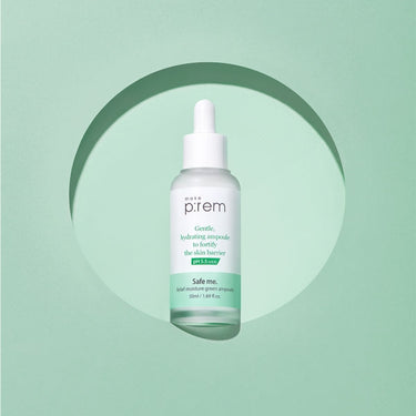 makeprem Safe Me Relief Moisture Green Ampoule 50ml - CUTIPOP