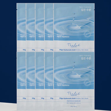 THE LAB by blanc doux Oligo Hyaluronic Acid Watery Skin Mask Sheet 25g (1P/10P)