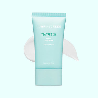 BRINGGREEN Tea Tree Cica Fresh Sun Cream 50ml / SPF50+ PA++++ [1+1]