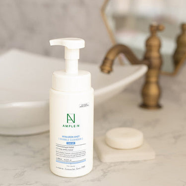 AMPLE:N Hyaluron Shot Bubble Cleanser 450ml - CUTIPOP