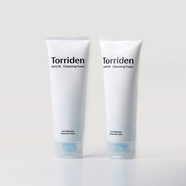 Torriden Dive in low Molecular hyaluronic acid Cleansing Foam 150ml [1+1] - CUTIPOP