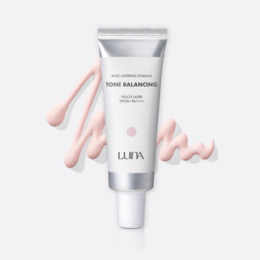 LUNA Base Layering Peach Tone Up Sun Cream Primer 40ml (SPF50+PA +++) - CUTIPOP