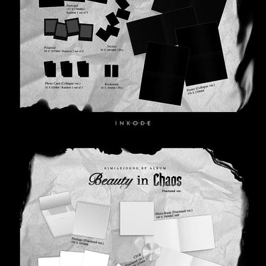 KIM JAEJOONG - [BEAUTY IN CHAOS] EP Album PHOTOBOOK 2 Version SET - CUTIPOP