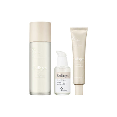 9wishes Elasticity vegan collagen 3-piece Set - CUTIPOP