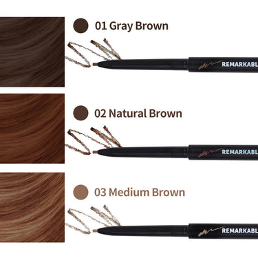 Aperire Remarkerble Slim Brow Pencil 0.08g [3 Colors] - CUTIPOP
