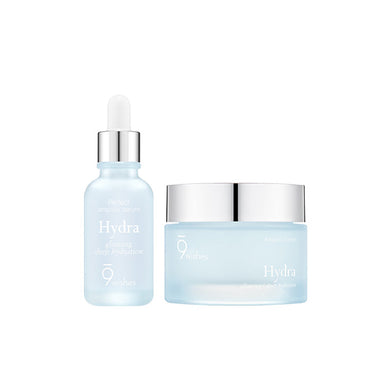 9wishes Hydra Ampoule II 30ml + Cream 50ml Set - CUTIPOP