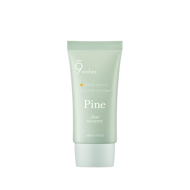 9wishes Pine Treatment Sun Screen 50ml (SPF50+PA++++) - CUTIPOP