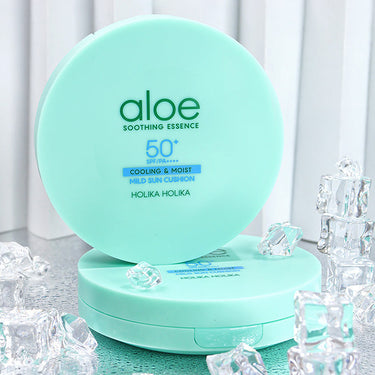 Holika Holika Aloe Mild Sun Cushion 25g (SPF50+PA ++++) - CUTIPOP