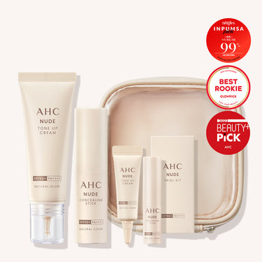 AHC Nude tone-up cream+concealing stick Double set - CUTIPOP