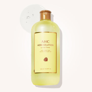 AHC Herb Solution Toner Large 500ml (Lemon/Rose) - CUTIPOP