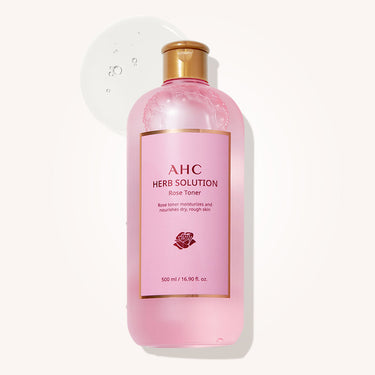 AHC Herb Solution Toner Large 500ml (Lemon/Rose) - CUTIPOP