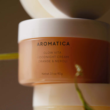 AROMATICA Glow Vita Goodnight Cream Orange & Neroli 90g - CUTIPOP