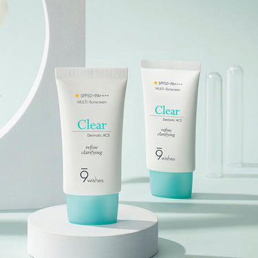 9wishes Dermatic clear sunscreen 50ml - CUTIPOP