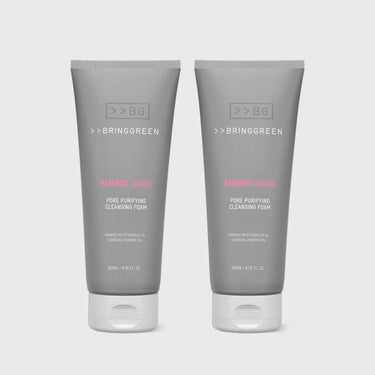 BRINGGREEN Bamboo Charcoal Pore Purifying Cleansing Foam [2 Types]