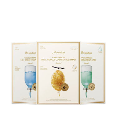 JM Solution Collagen + Cica + Hydra Mask 3pcs Set - CUTIPOP