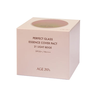 AGE 20's Perfect Glass Essence Cover Pact 12.5g + Refill - CUTIPOP