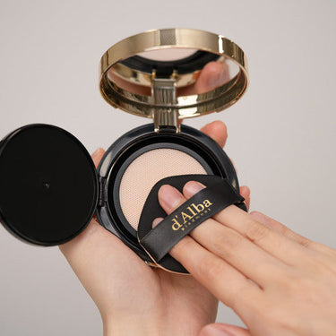 d'Alba Serum Glow Tension Cover Cushion 17g - CUTIPOP