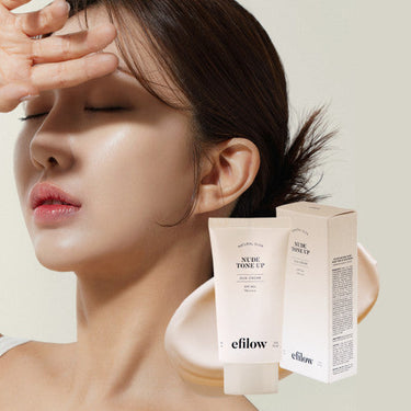 efilow Nude Tone up Sun Cream SPF50+ PA++++ 60ml - CUTIPOP