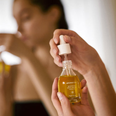 AROMATICA Organic Facial Oil & Glass Massager Kit [3 types] - CUTIPOP