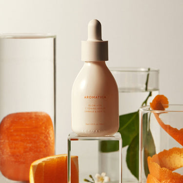AROMATICA Glow Vita C Toning Serum Orange & Neroli 30ml - CUTIPOP