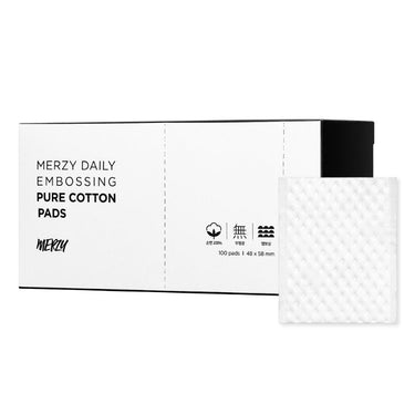 MERZY Daily Embossing Pure Cotton Pad 100P - CUTIPOP