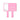 Amuse Pink Square Mirror