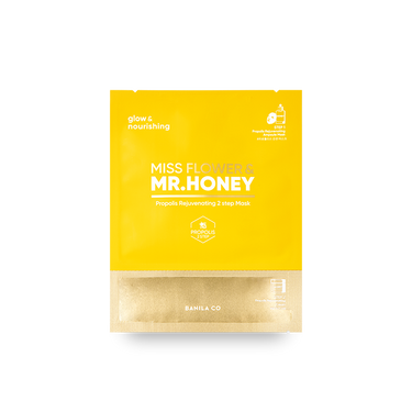 BANILA CO Miss Flower & Mr. Honey Propolis Rejuvenating 2 Step Mask (1P/5P) - CUTIPOP