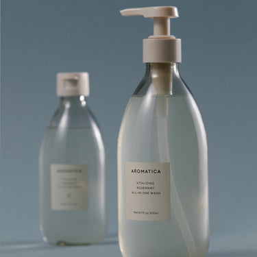 AROMATICA Vitalizing Rosemarie All-in-One Wash (300ml/500ml) - CUTIPOP