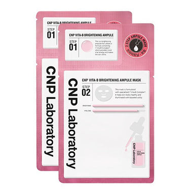 CNP Vita B Brightening Ampoule Mask 2P/5P - CUTIPOP
