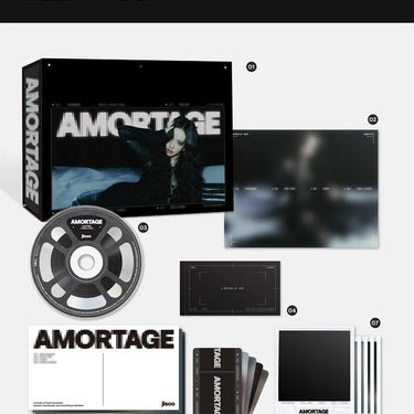 JISOO - JISOO Mini Album [AMORTAGE] DELUXE EDITION [BLACK Ver.]