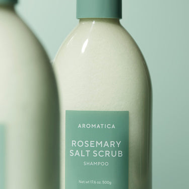 AROMATICA Rosemary Salt Scrub Shampoo (300g/500g) - CUTIPOP