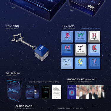 ZEROBASEONE - 5th Mini Album: BLUE PARADISE [Key Cap Ver.]