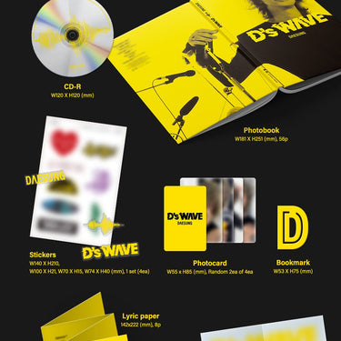 DAESUNG - Mini Album 1st: D’s WAVE  [Yellow Ver.]