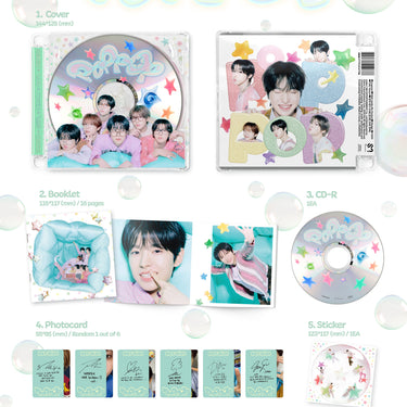 NCT WISH - 2nd Mini Album 'poppop' [Jewel Case Ver. | Random 1 out of 7 Versions]