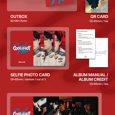 Park Woojin (AB6IX) - 1st Single Album [Cool & Hot] [2-Set Version]
