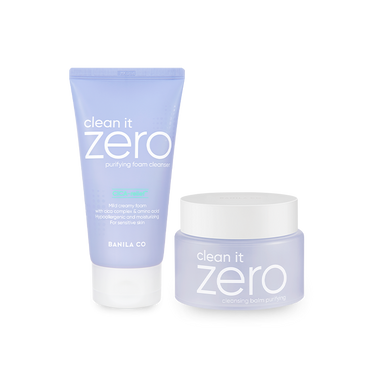 BANILA CO Clean It Zero Purifying Cleansing Foam 150ml & Balm 100ml Set - CUTIPOP