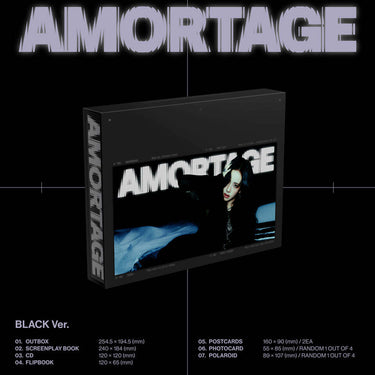JISOO - JISOO Mini Album [AMORTAGE] DELUXE EDITION [BLACK Ver.]